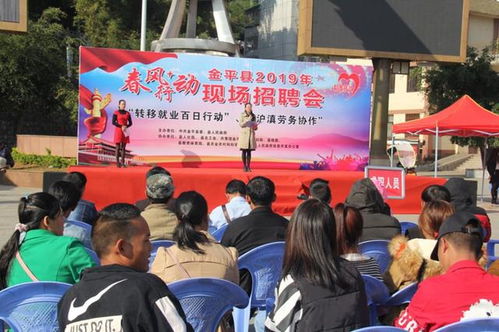 金平縣成功舉辦2019年首場 春風(fēng)行動 勞動力轉(zhuǎn)移就業(yè)百日行動 暨 滬滇勞務(wù)協(xié)作 現(xiàn)場招聘會